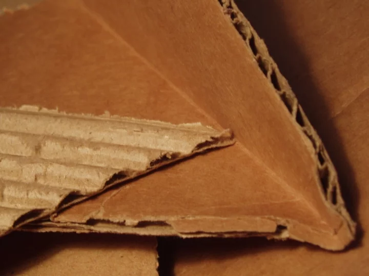 corrugated cardboard