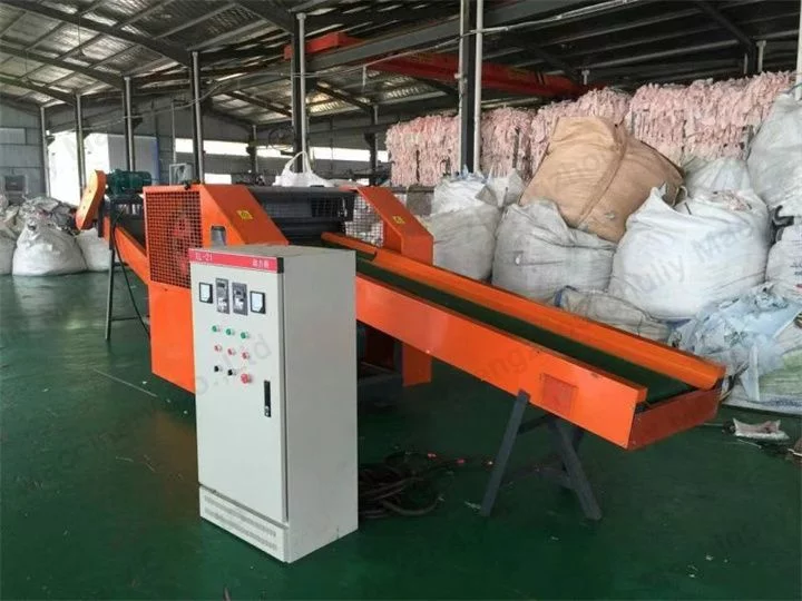 waste cotton cloth cutting machine