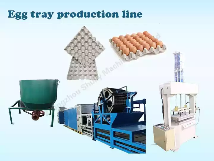 paper egg tray production line factory