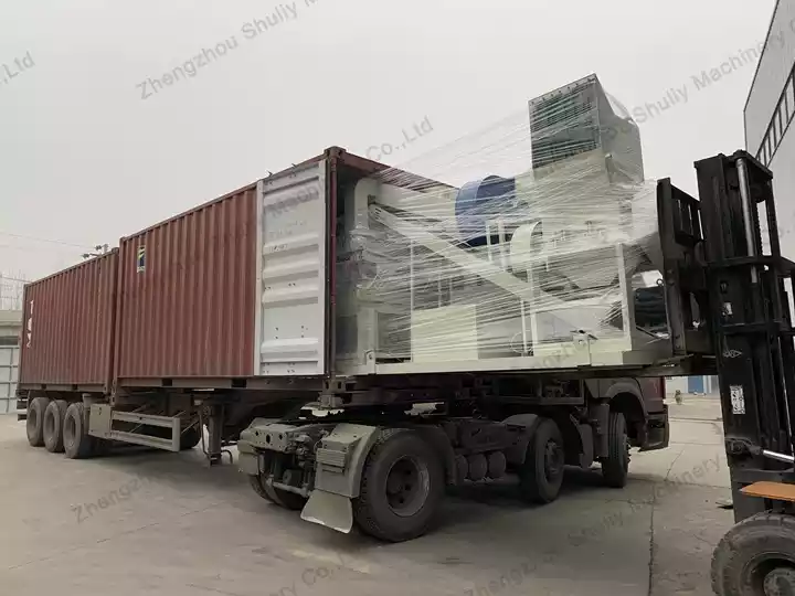 Se entrega la máquina granuladora de alambre de cobre.