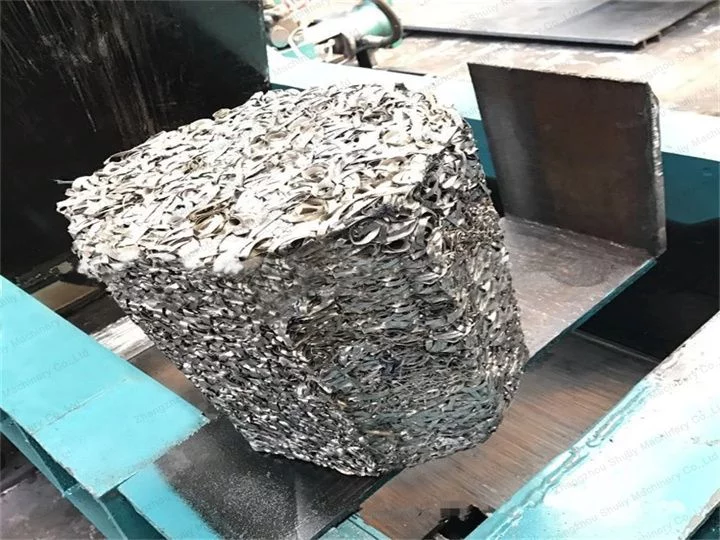 cylindrical scrap metal