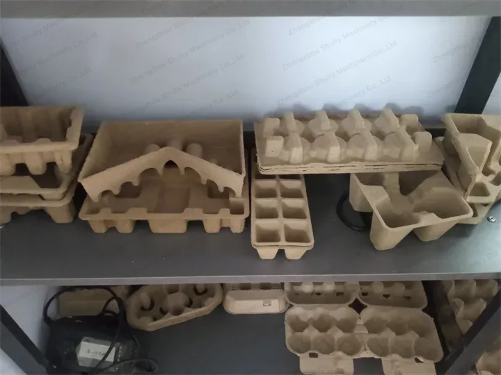 finished egg carton products