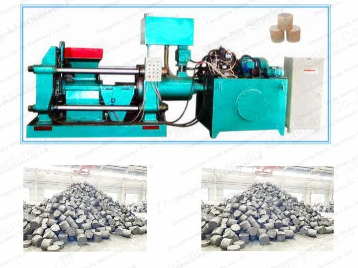 horizontal metal chip briquette machine