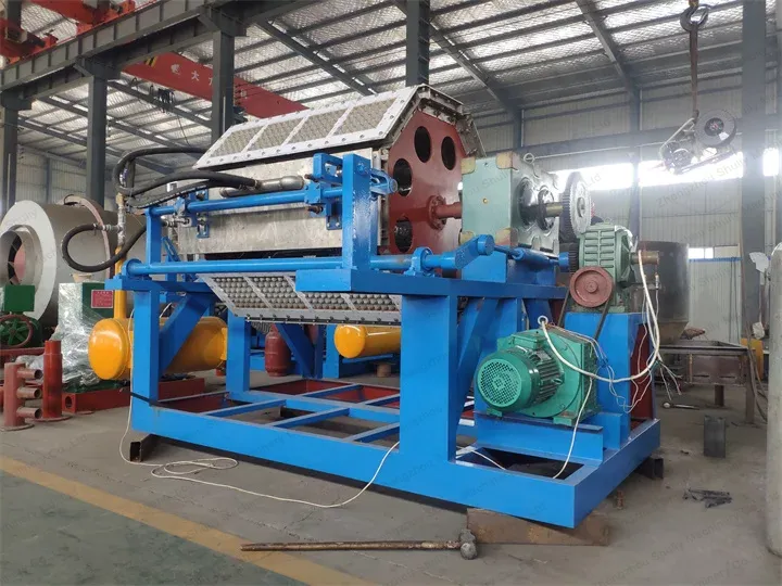 large scale egg carton making machine