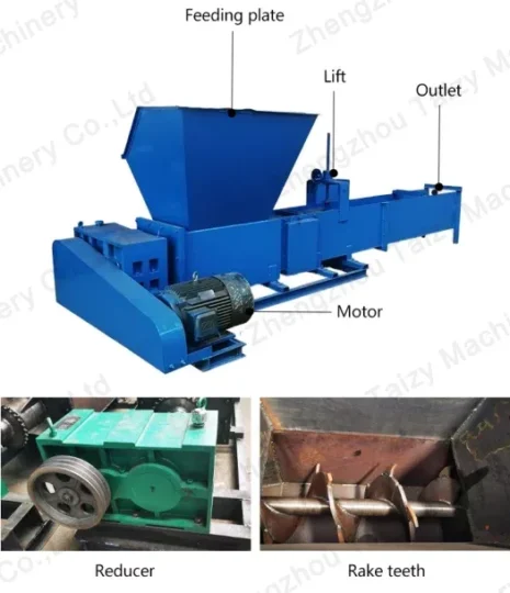 foam compactor machine structure