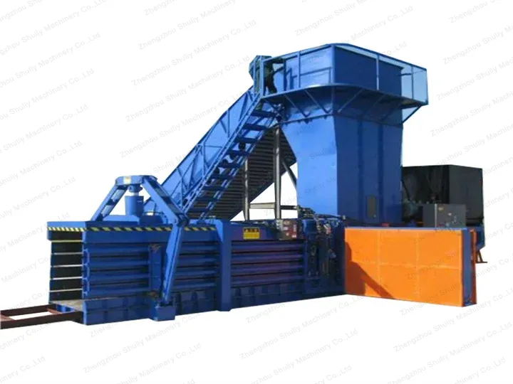 horizontal clothing baler machines