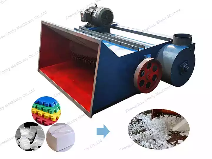 foam crusher machine