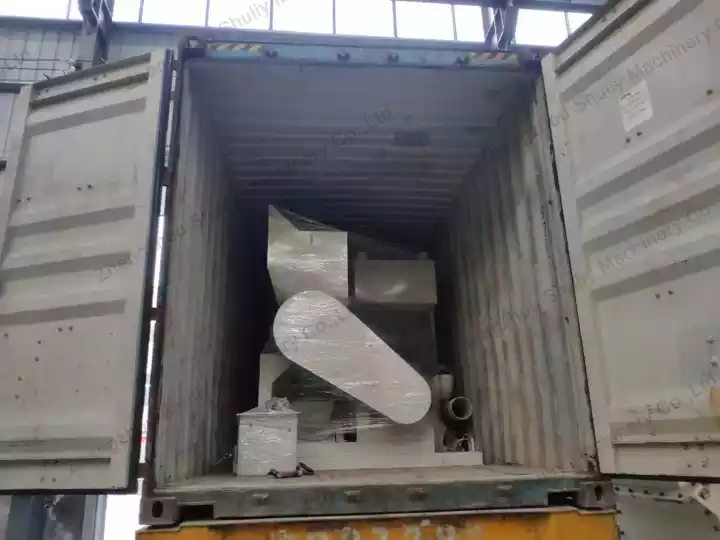 copper wire recycling machine is delivered