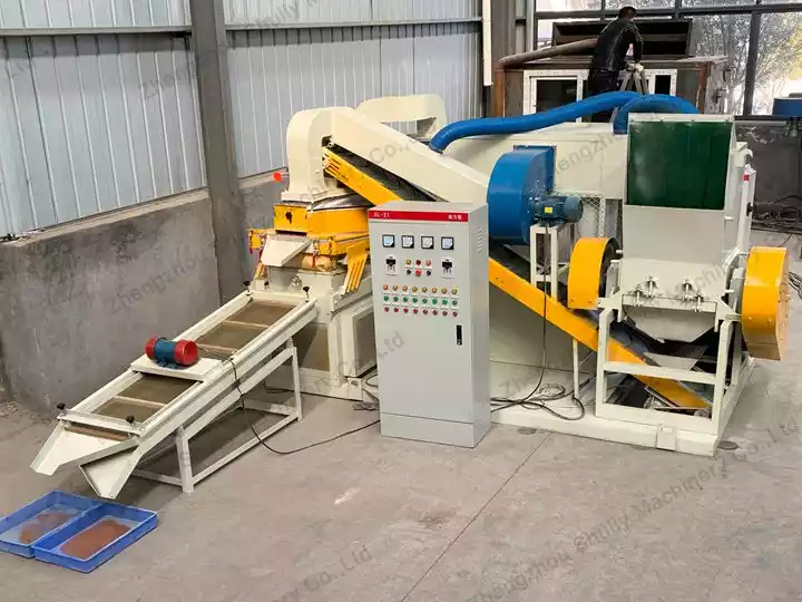 machine de recyclage de déchets de fil de cuivre